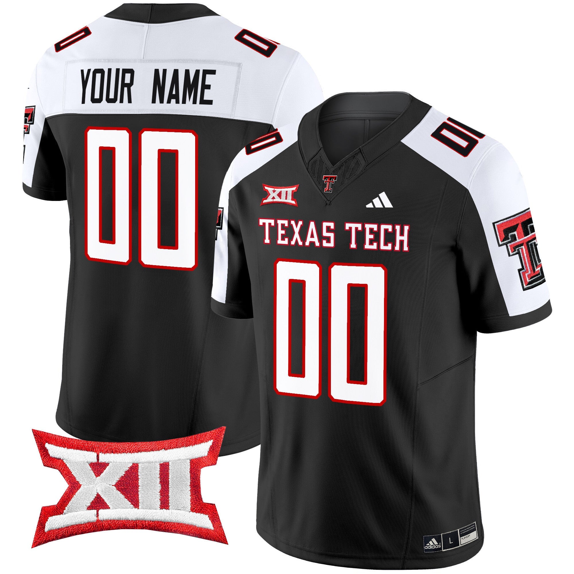 Texas Tech Red Raiders 2024 Vapor Limited Custom Jersey - All Stitched
