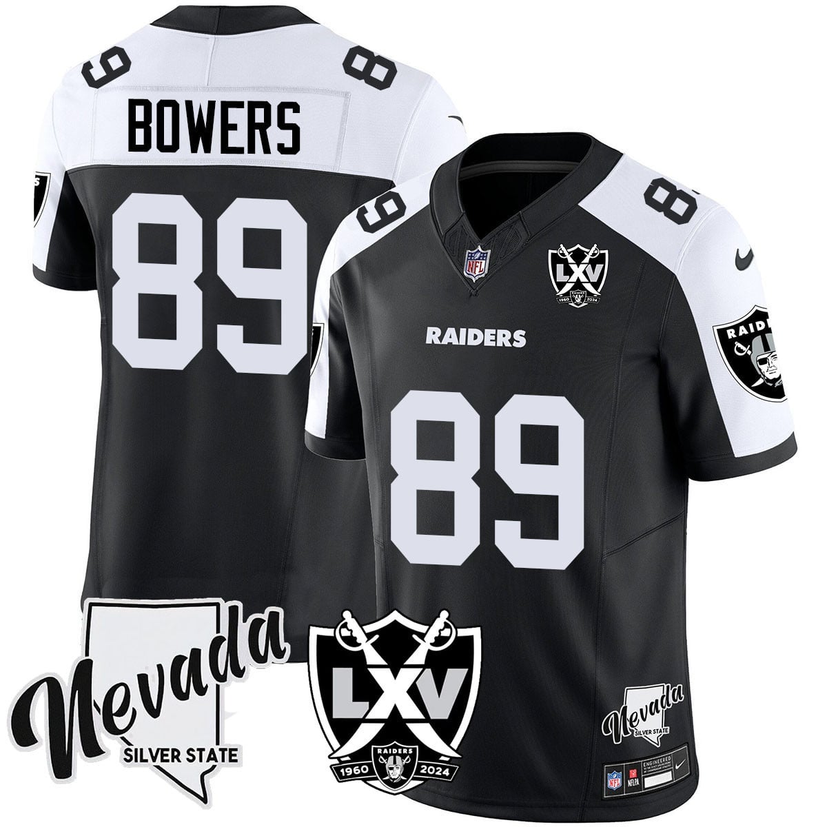 Women's Raiders 2024 Vapor Limited Jersey - 65th Anniversary - All Stitched