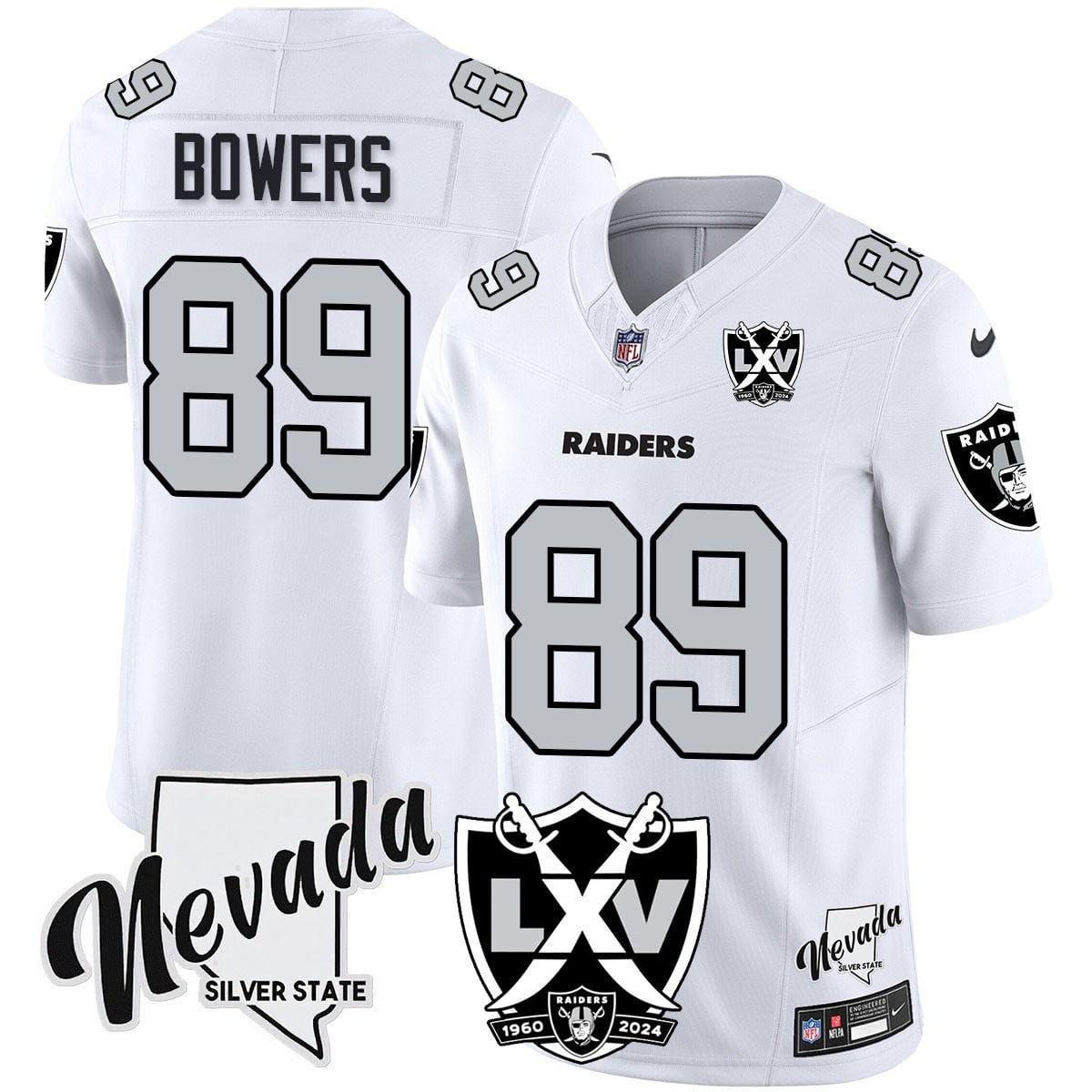 Women's Raiders 2024 Vapor Limited Jersey - 65th Anniversary - All Stitched