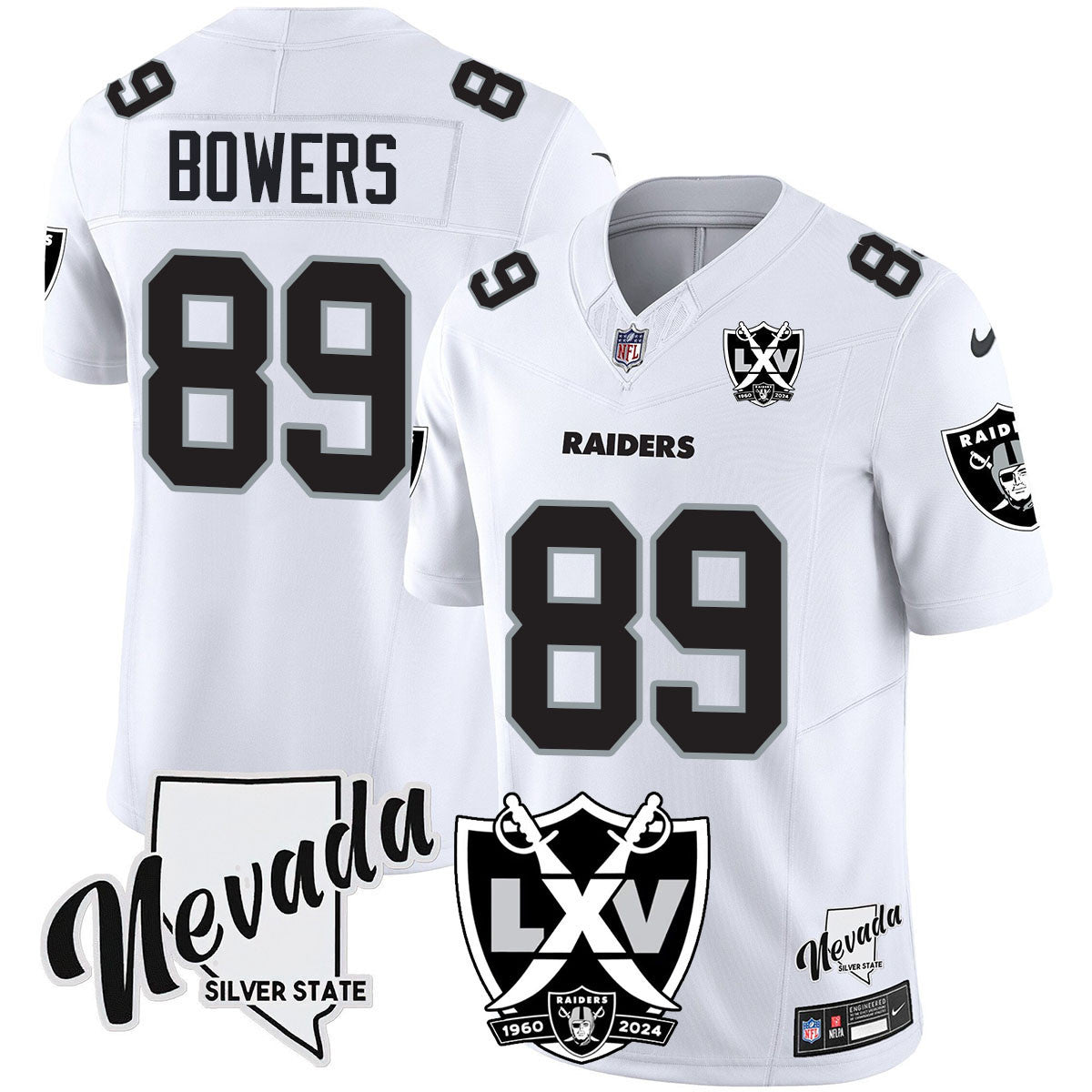 Women's Raiders 2024 Vapor Limited Jersey - 65th Anniversary - All Stitched