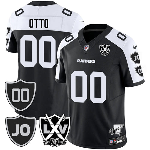 Custom Gender/Name Raiders Vapor Limited Jersey - All Stitched - Honor Jim Otto