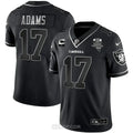 MEN'S LAS VEGAS RAIDERS INAUGURAL SEASON PATCH BLACK SILVER JERSEY - ALL STITCHED