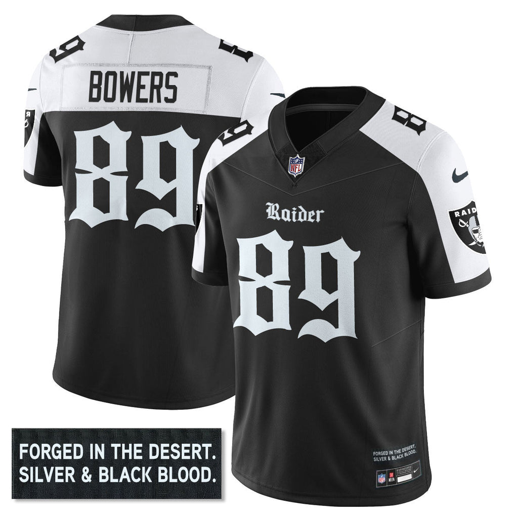 Women's Las Vegas Raiders 'Gothic Silver State Edition' Vapor Limited Jersey - All Stitched