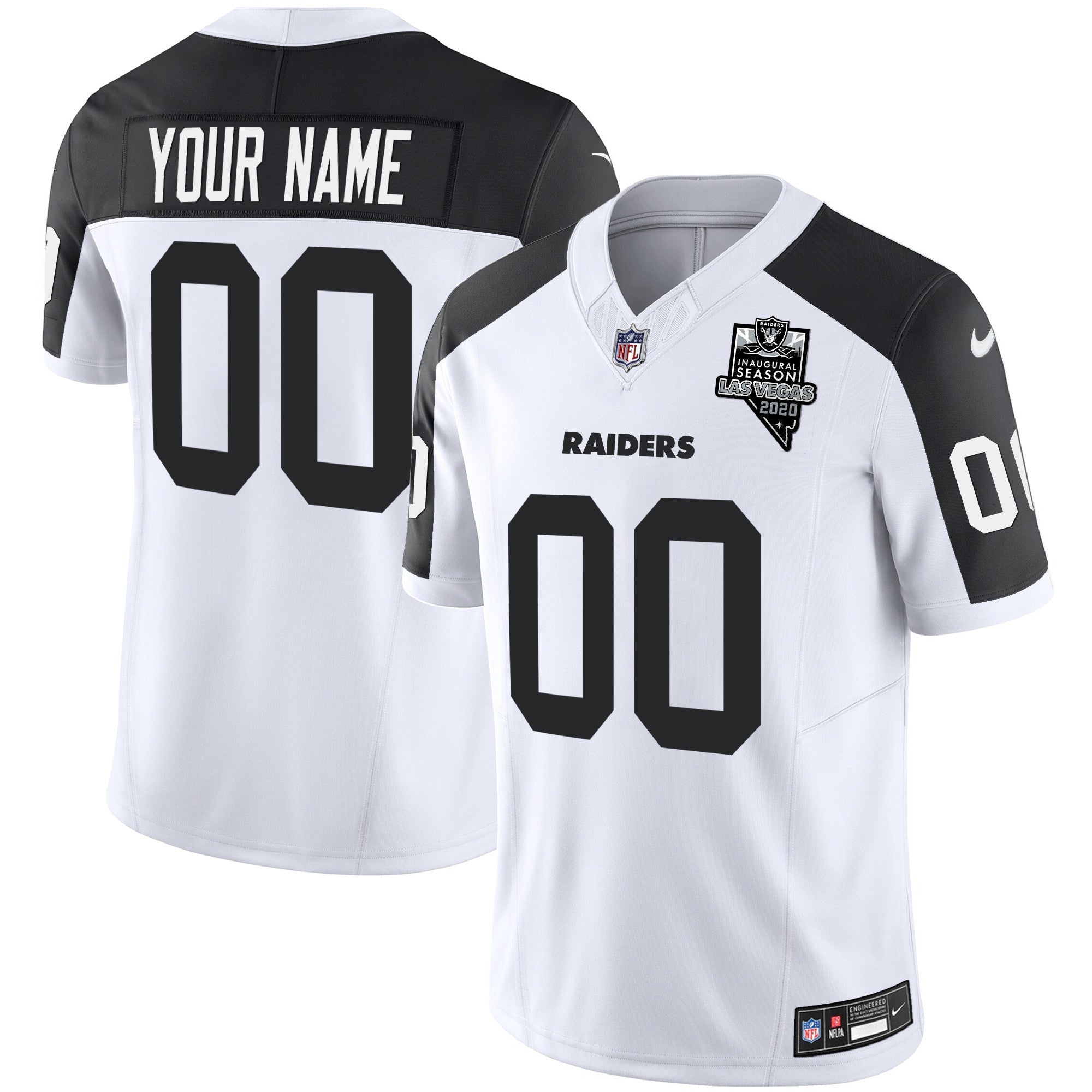 Raiders Vapor Limited Custom Jersey - All Stitched