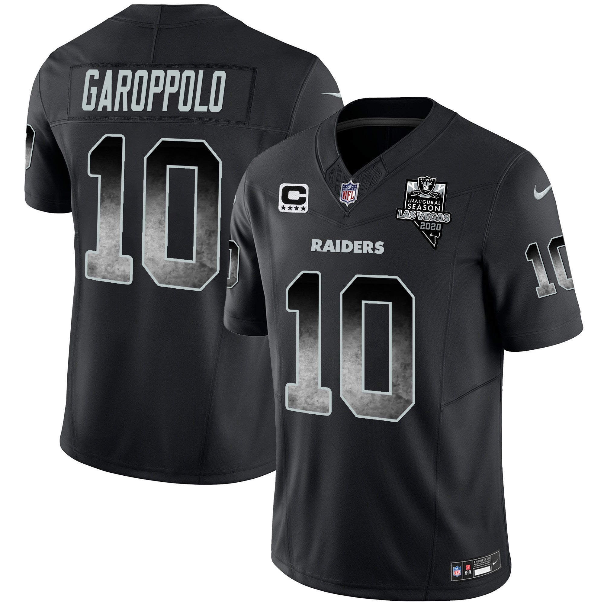 Men's Raiders Arch Smoke Vapor Jersey - All Stitched