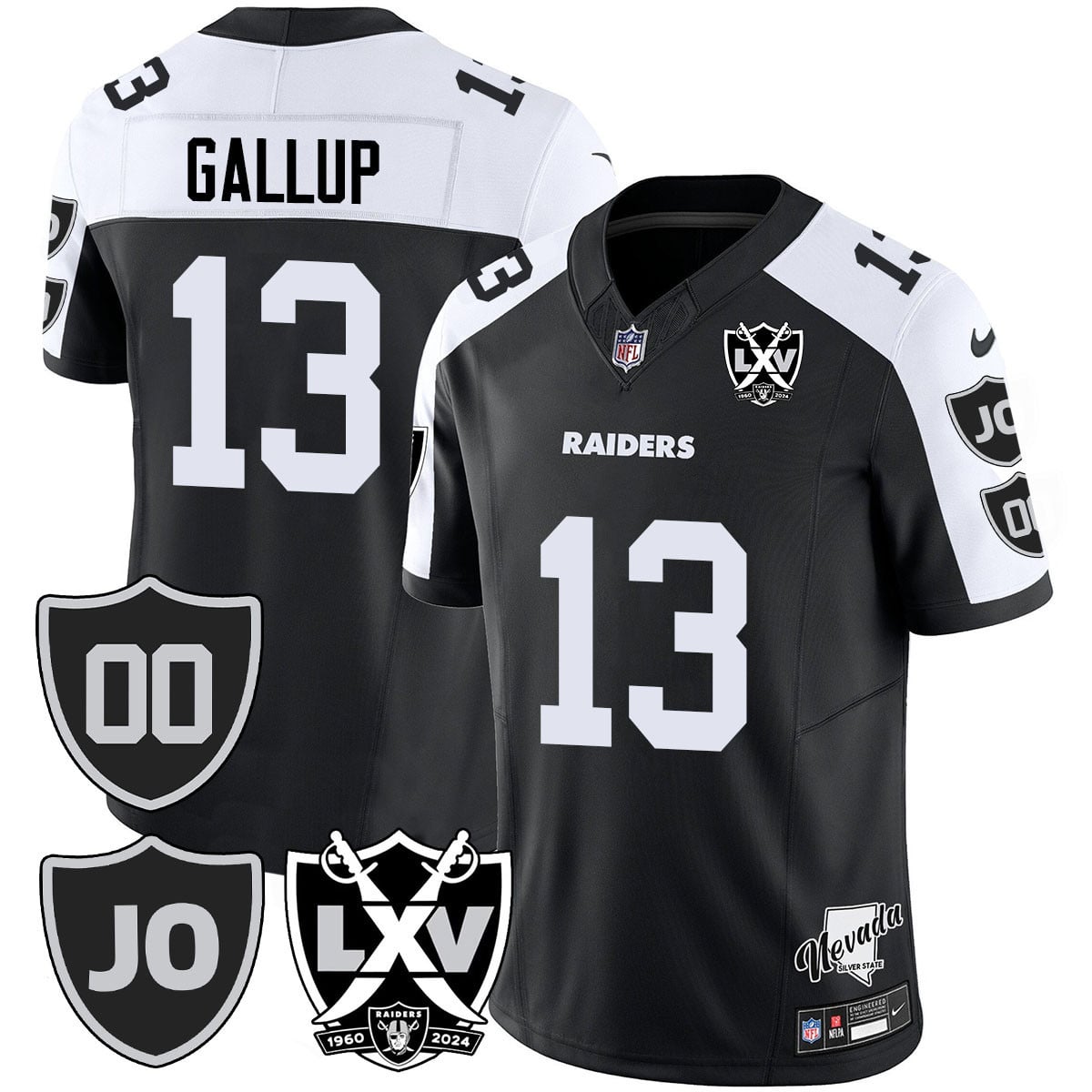 Men's Raiders Vapor Limited Jersey - All Stitched - Honor Jim Otto
