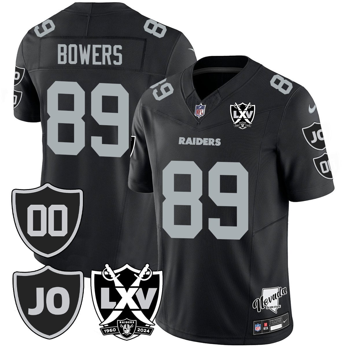 Men's Raiders Vapor Limited Jersey - All Stitched - Honor Jim Otto