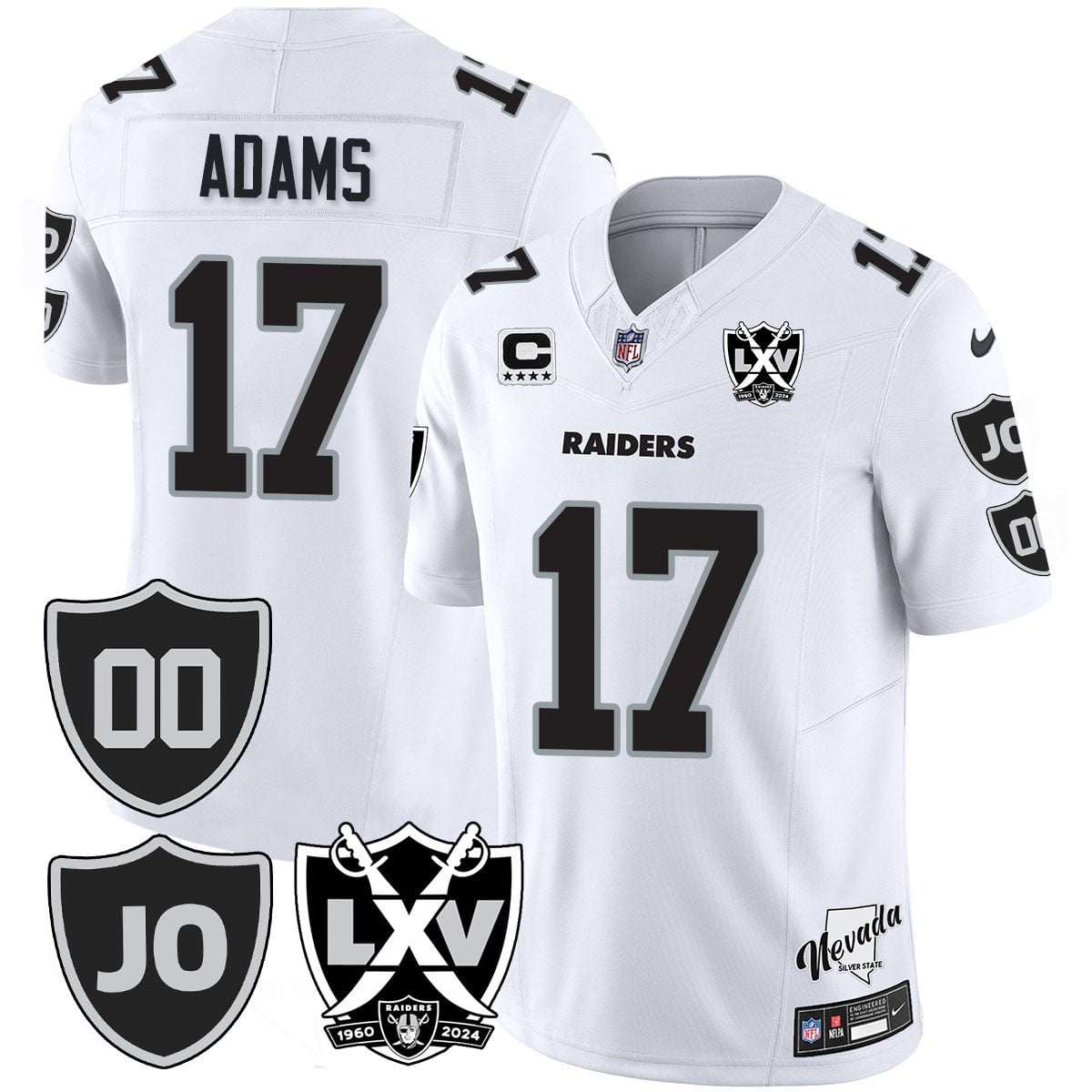 Men's Raiders Vapor Limited Jersey - All Stitched - Honor Jim Otto