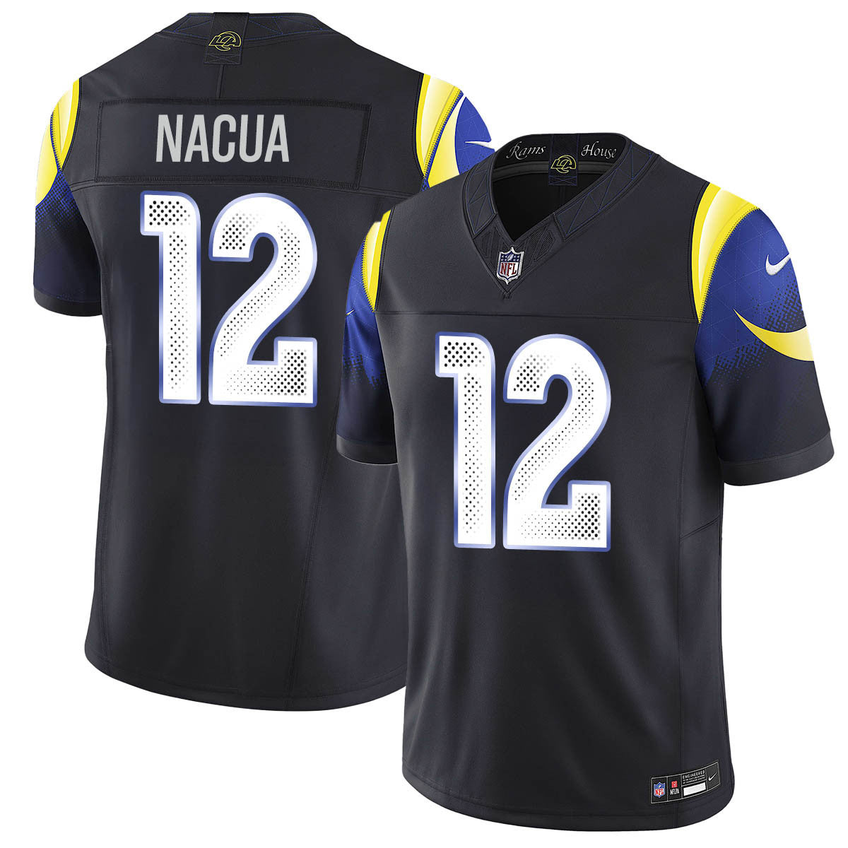 Los Angeles Rams F.U.S.E. Limited Rivalry Series Custom Jersey - All Stitched