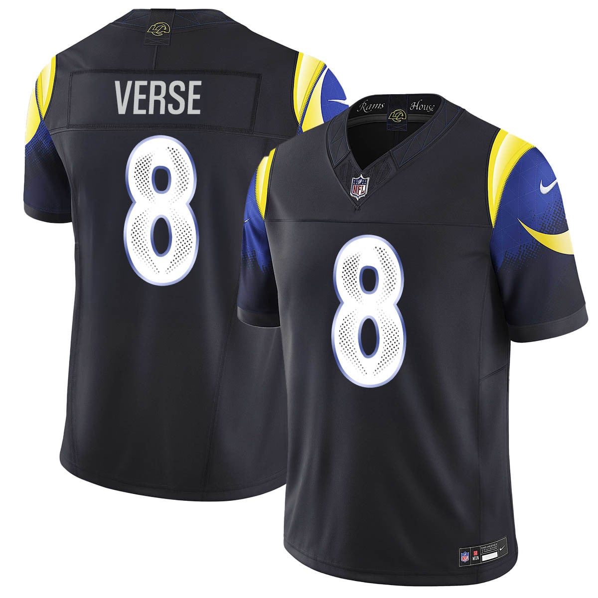 Los Angeles Rams F.U.S.E. Limited Rivalry Series Custom Jersey - All Stitched