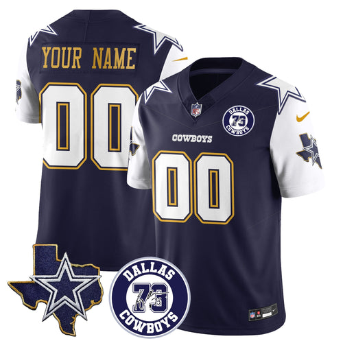 Custom Cowboys Larry Allen Memorial Jersey All Stitched 406VTHNJS005
