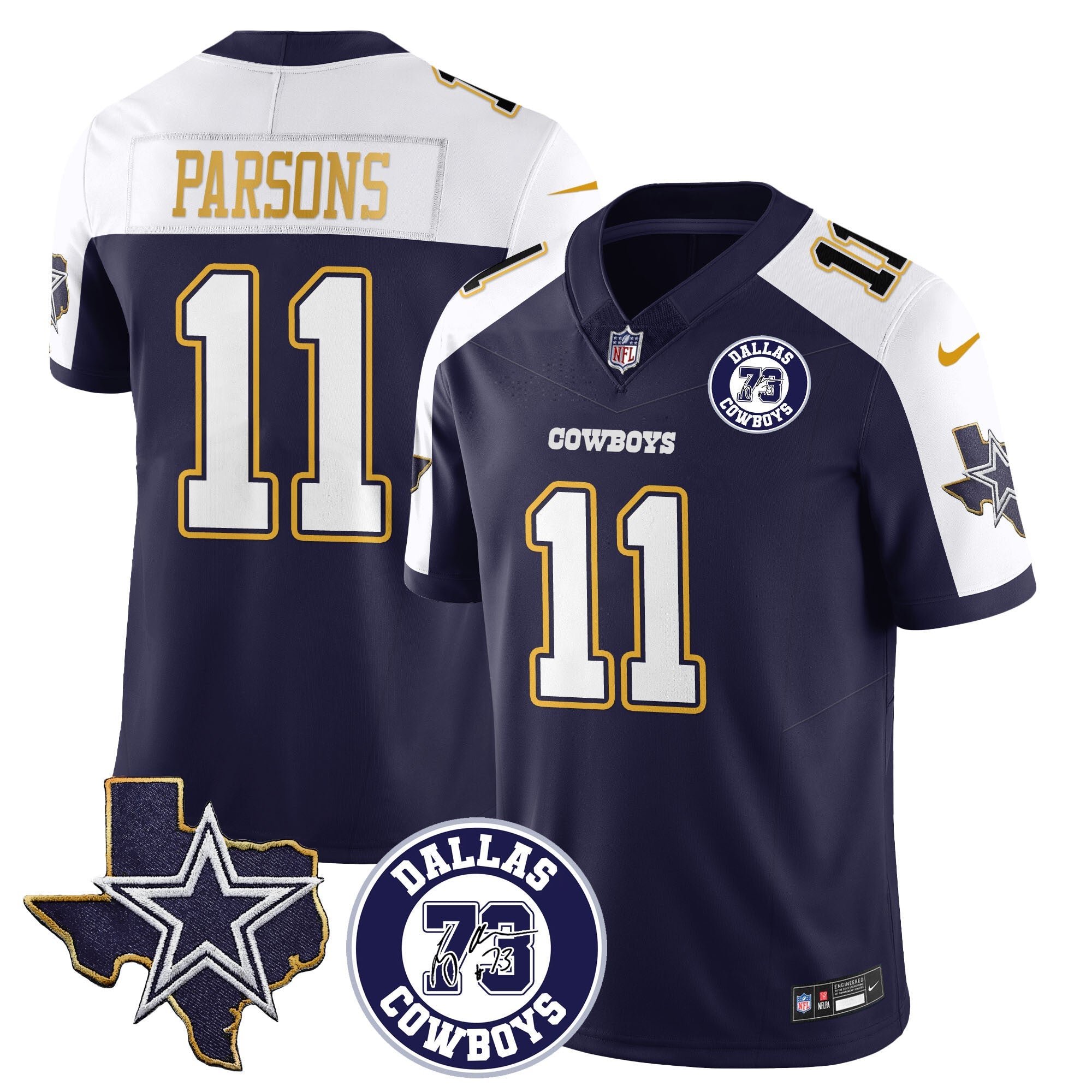 Dallas Cowboys Larry Allen Memorial Jersey All-Stitched