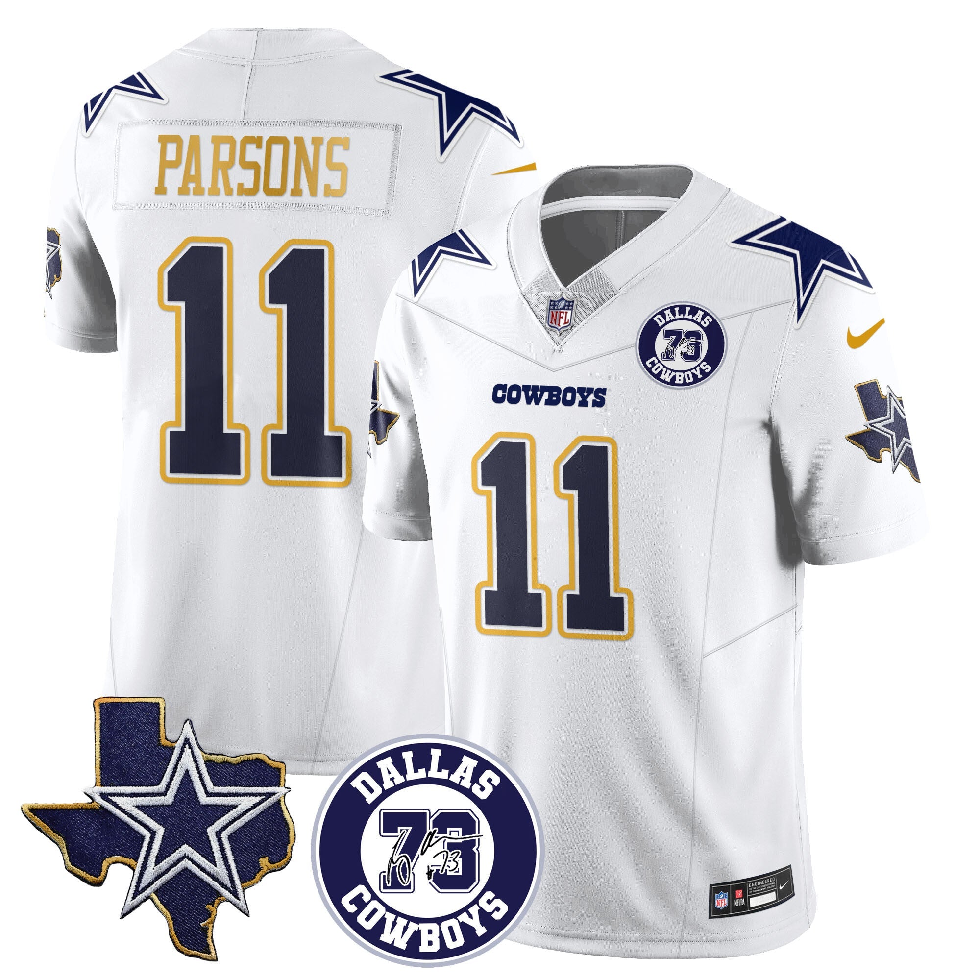 Dallas Cowboys Larry Allen Memorial Jersey All-Stitched
