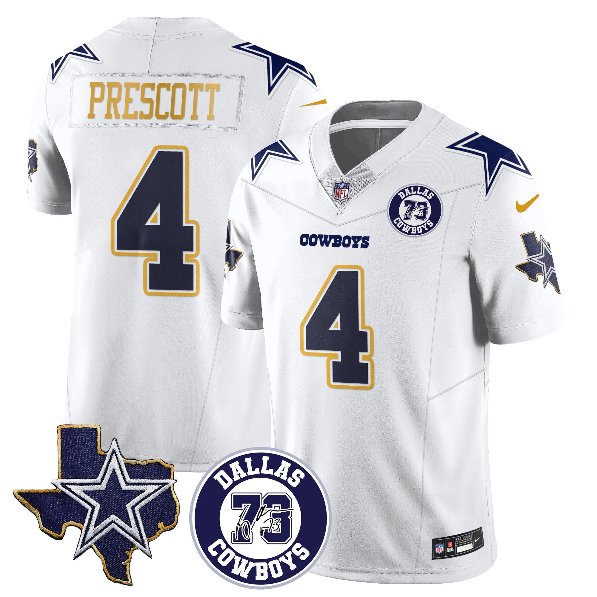 Dallas Cowboys Larry Allen Memorial Jersey All-Stitched