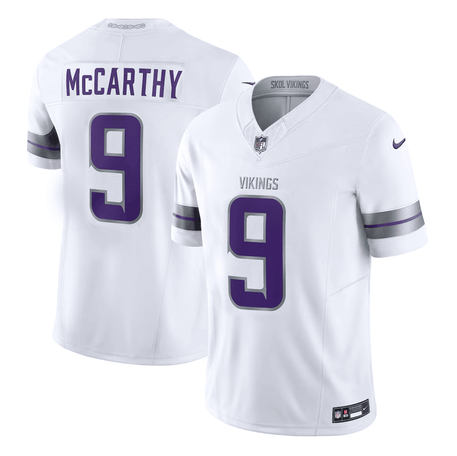 Vikings 'Winter Warrior' Alternate 2024 Uniform - All Stitched 406VTHNJS003
