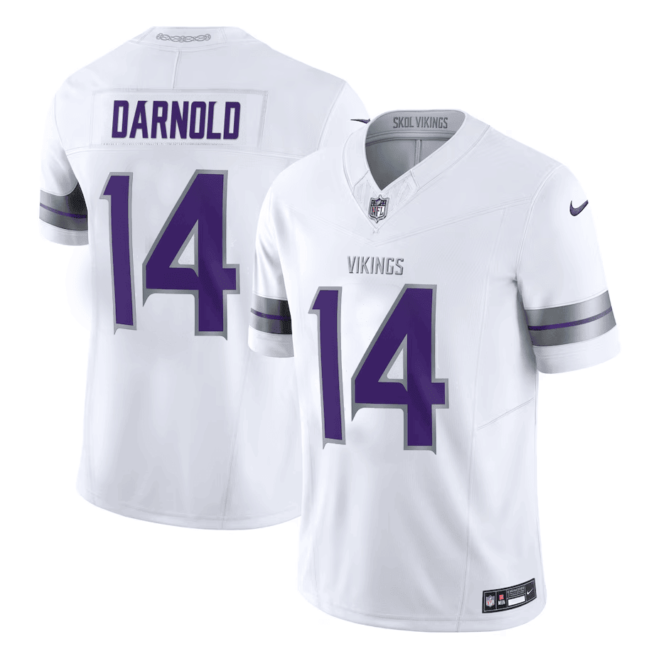 Vikings 'Winter Warrior' Alternate 2024 Uniform - All Stitched 406VTHNJS003