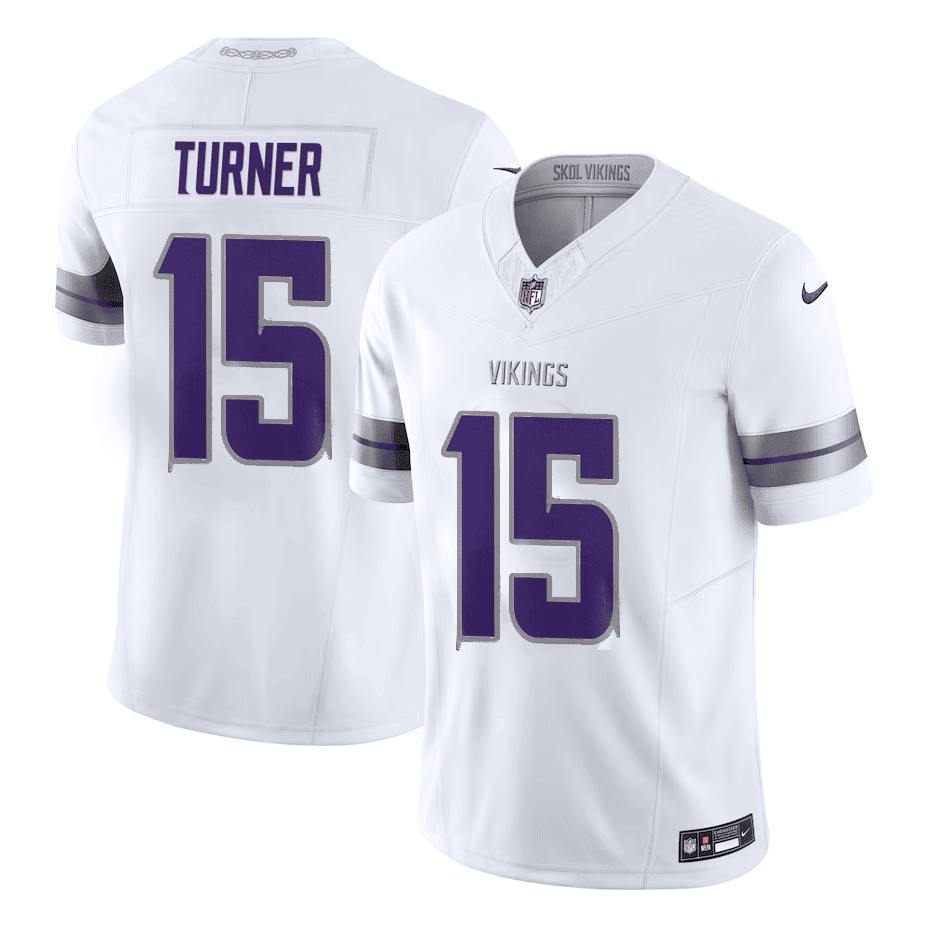 Vikings 'Winter Warrior' Alternate 2024 Uniform - All Stitched 406VTHNJS003