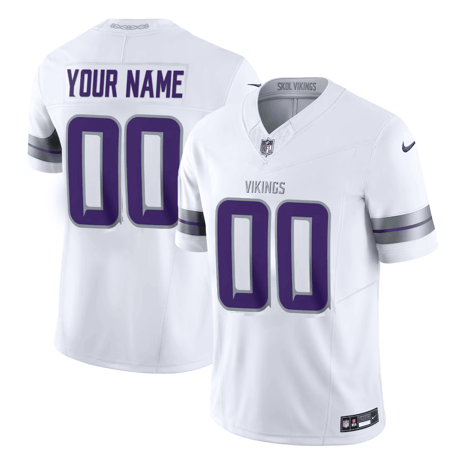 Custom Name/Number/Gender Vikings 'Winter Warrior' Alternate 2024 Uniform - All Stitched 406VTHNJS003