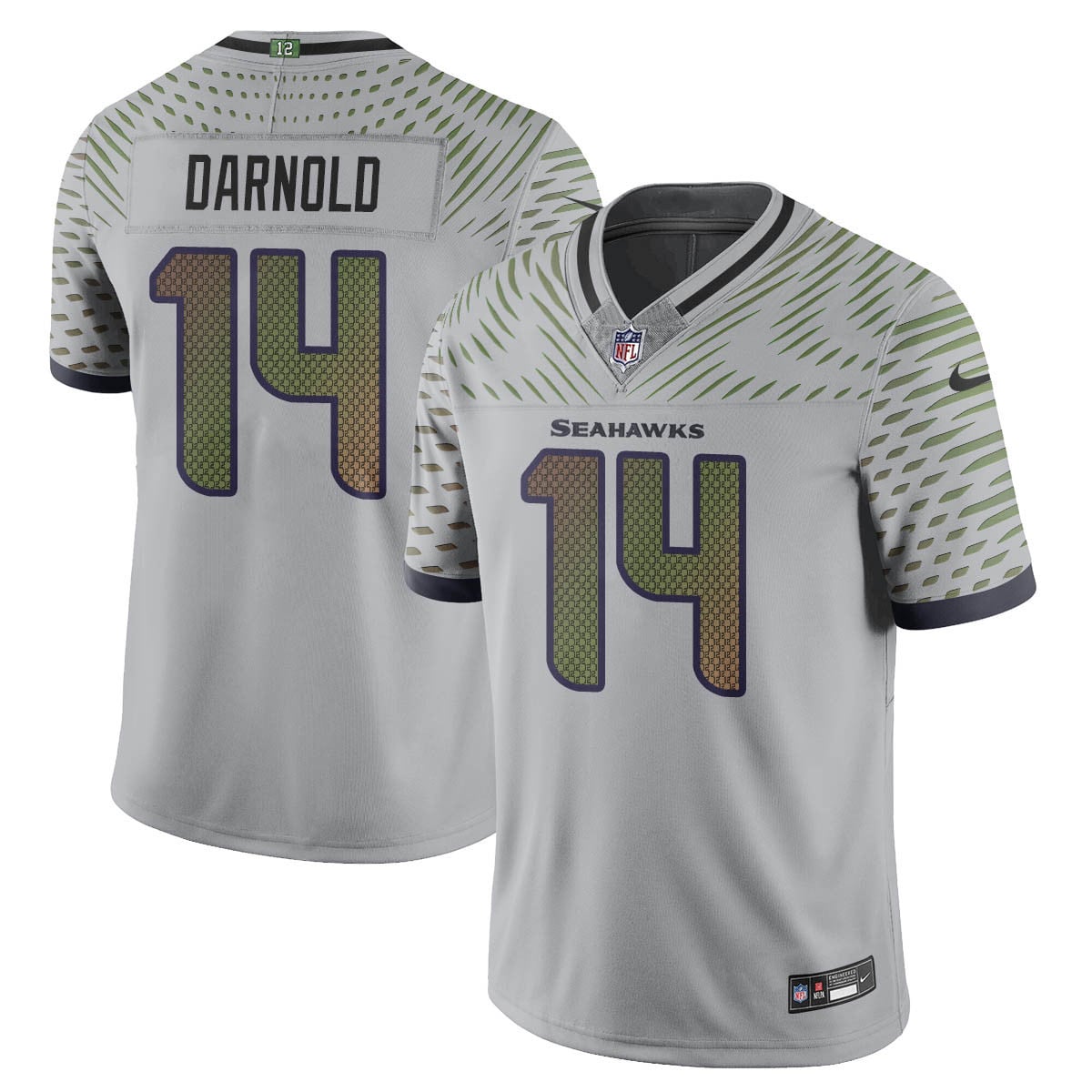 Seattle Seahawks F.U.S.E. Limited Rivalry Series Jersey - All Stitched