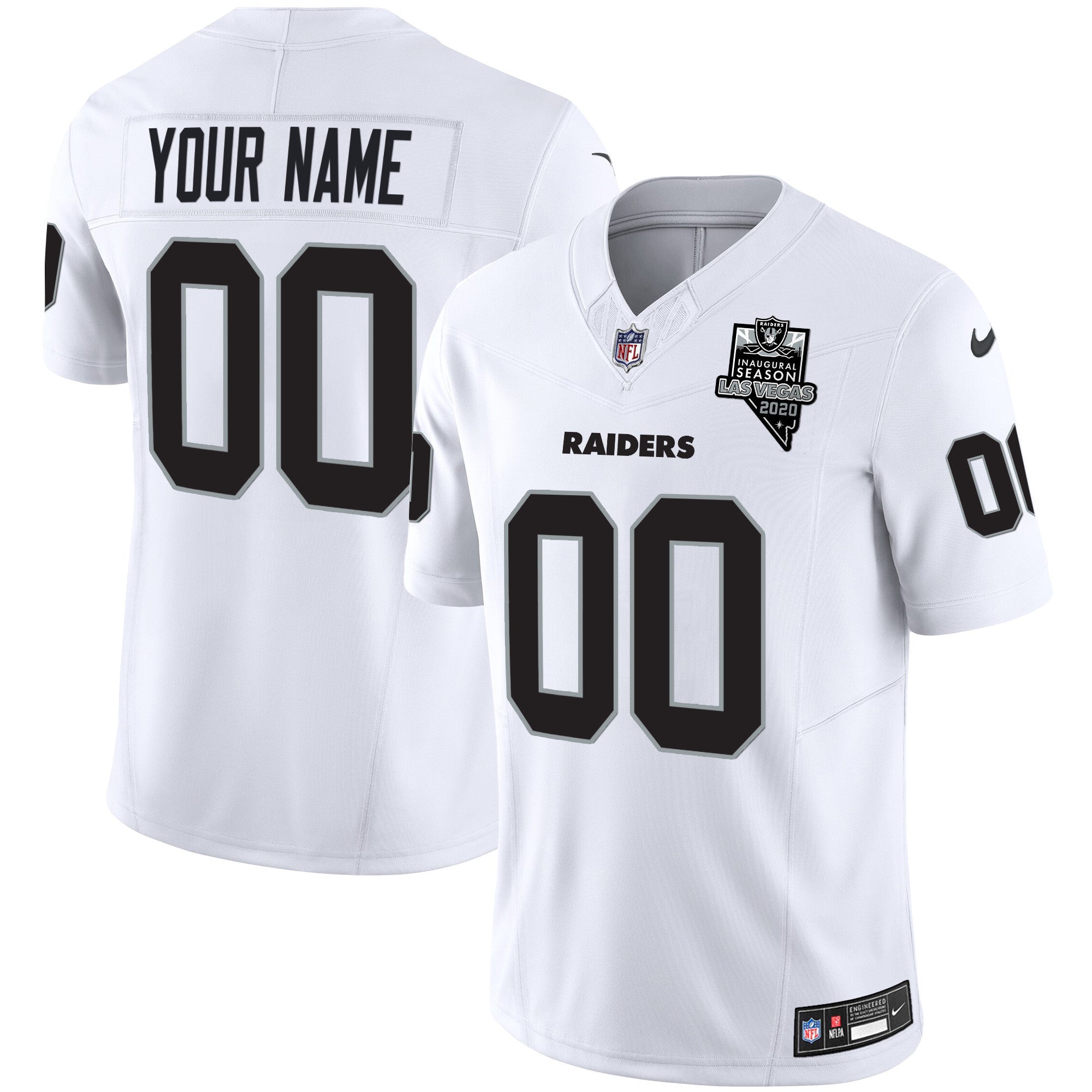 Raiders Vapor Limited Custom Jersey - All Stitched