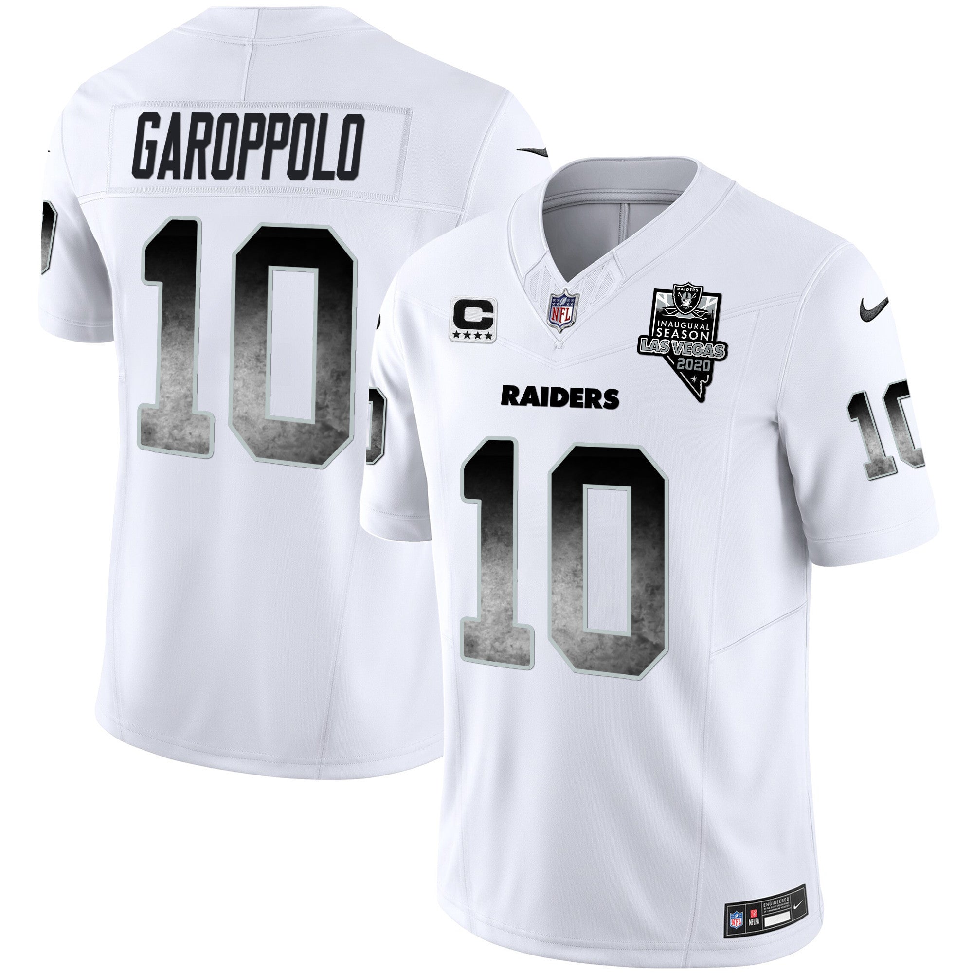 Men's Raiders Arch Smoke Vapor Jersey - All Stitched