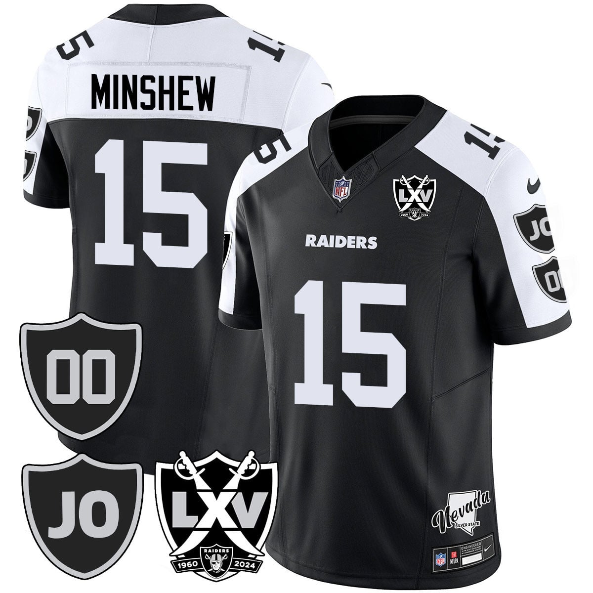 Men's Raiders Vapor Limited Jersey - All Stitched - Honor Jim Otto