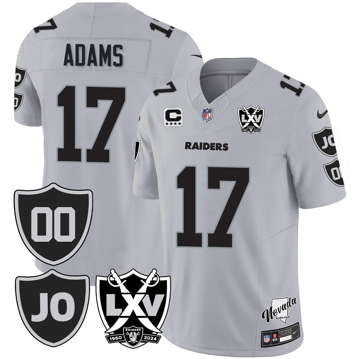 Men's Raiders Vapor Limited Jersey - All Stitched - Honor Jim Otto