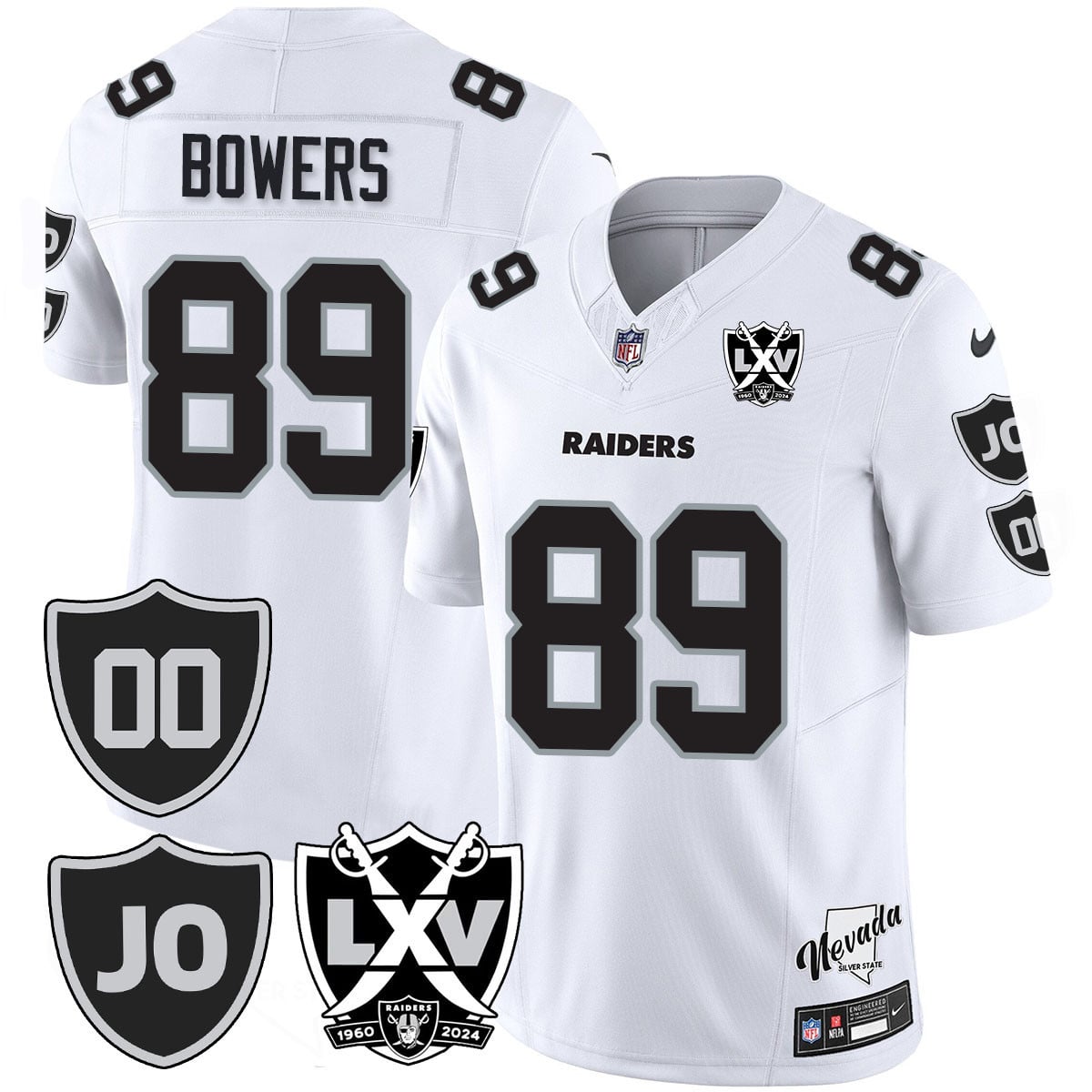 Men's Raiders Vapor Limited Jersey - All Stitched - Honor Jim Otto