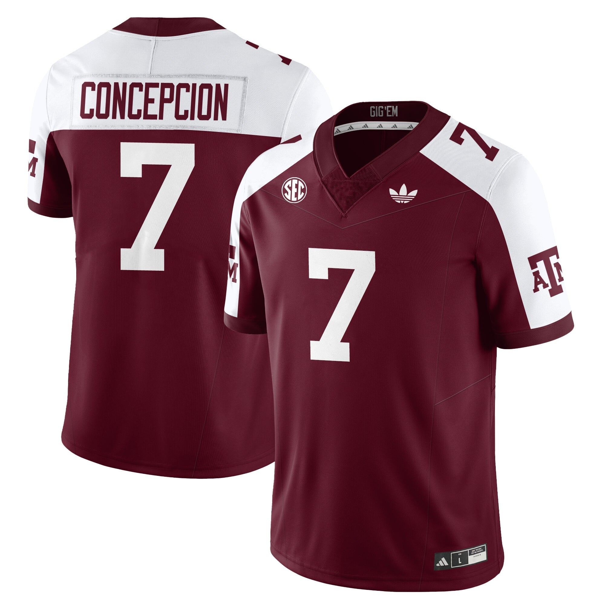 Texas A&M Aggies Football 1975 Throwback Jersey - All Stitched