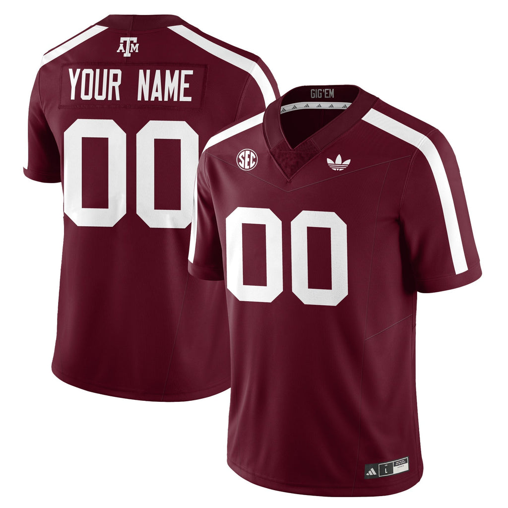 Texas A&M Aggies Football 1975 Throwback Jersey - All Stitched