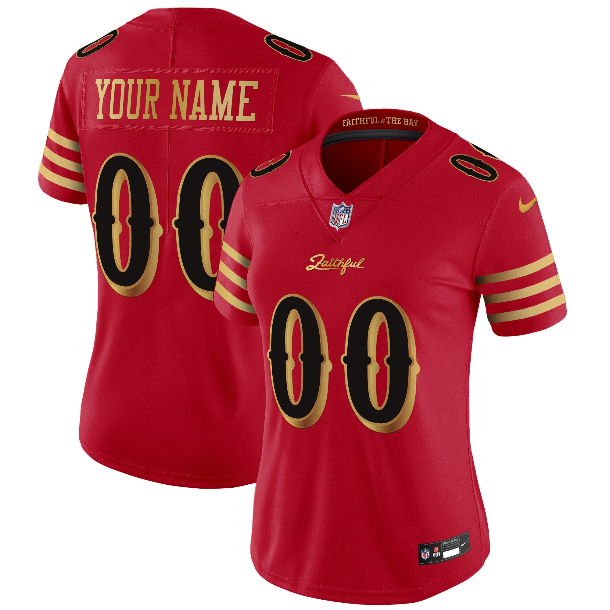 San Francisco 49ers 2025 “Rivalries” Vapor Limited Custom Jersey - All Stitched
