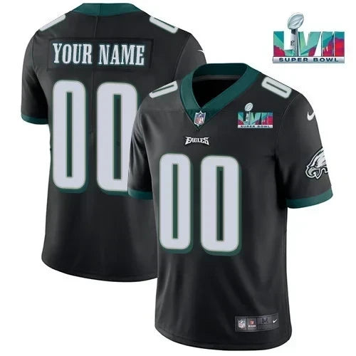 Philadelphia Eagles Players Limited Custom Jersey - Super Bowl LVII Patch