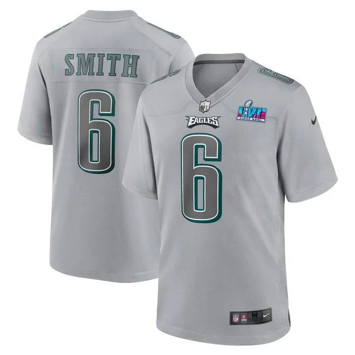 Philadelphia Eagles Gray Atmosphere Fashion Game Jersey - All Stitched