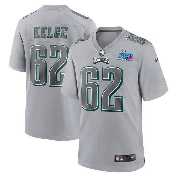 Philadelphia Eagles Gray Atmosphere Fashion Game Jersey - All Stitched