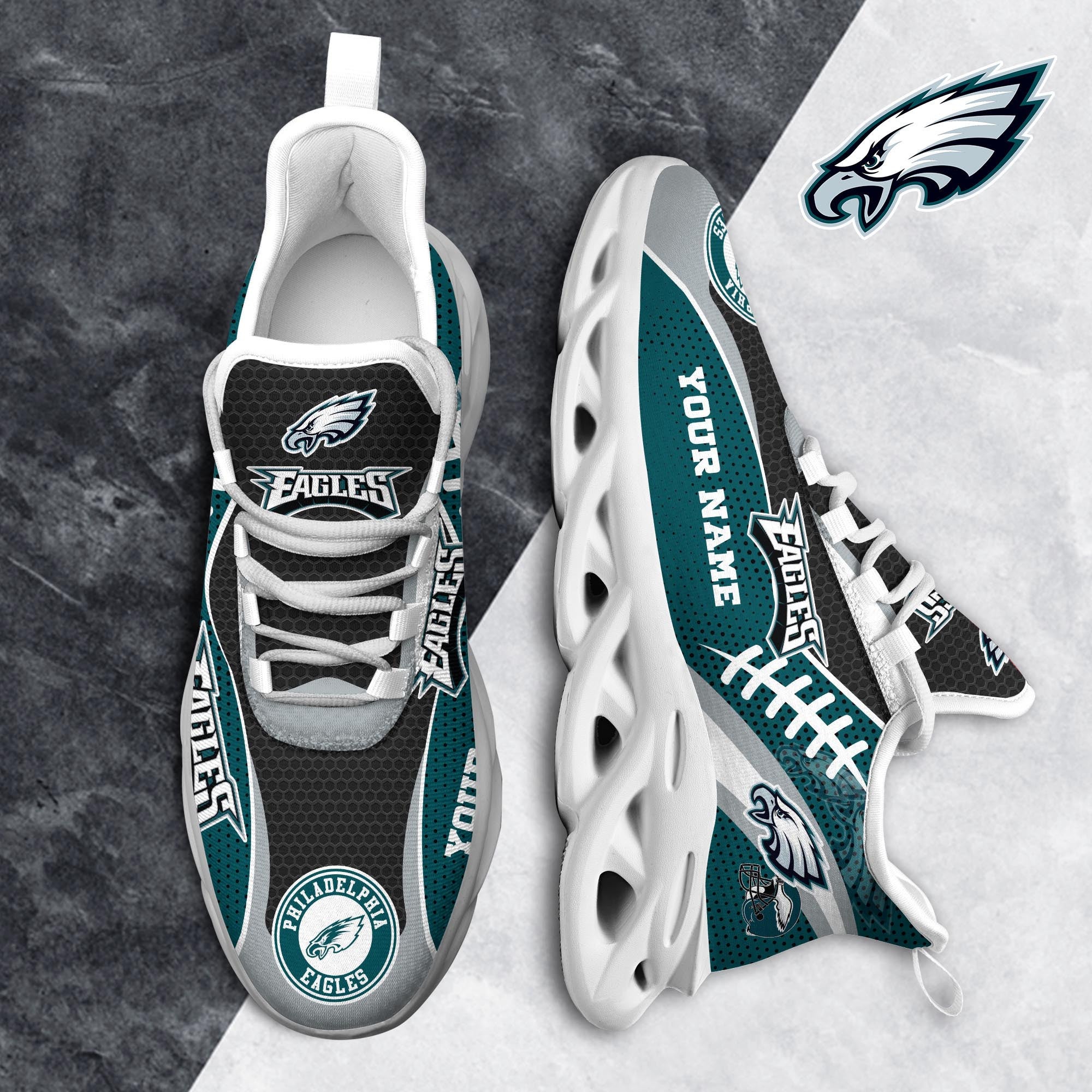 Philadelphia Eagles NFL-Shoes Custom T-43258