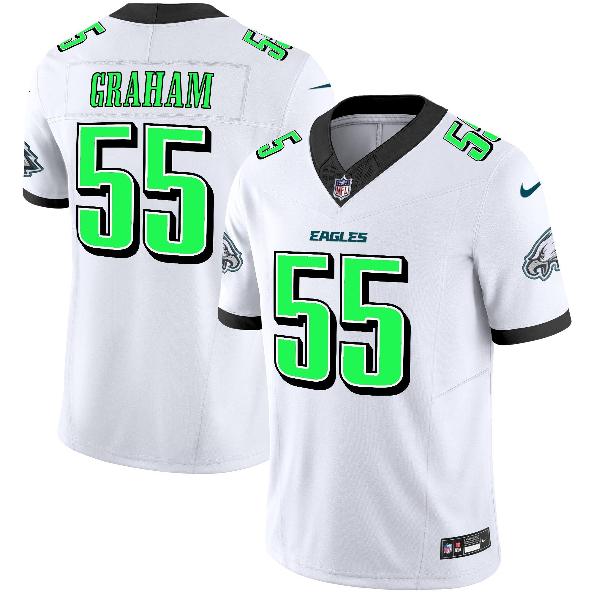 Men's Eagles 2024 Practice Vapor Limited Jersey - All Stitched