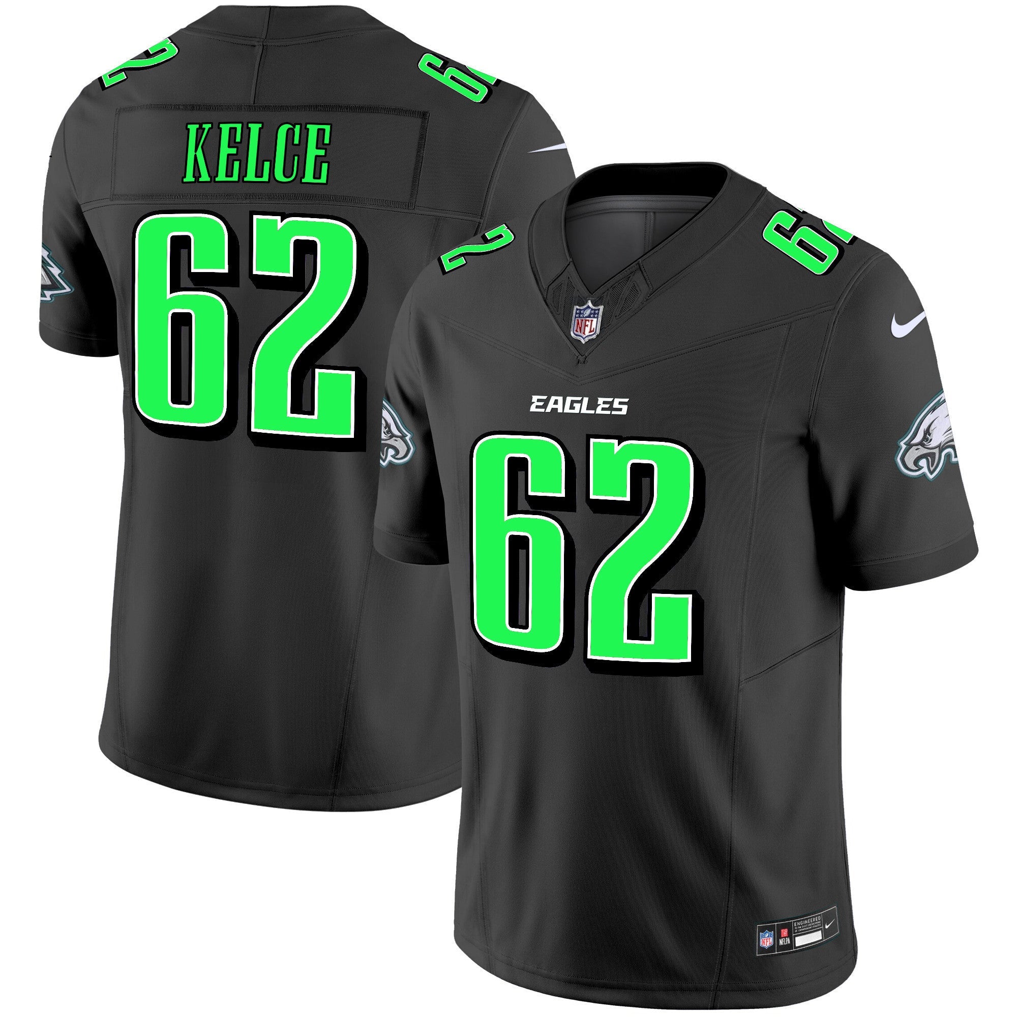 Men's Eagles 2024 Practice Vapor Limited Jersey - All Stitched