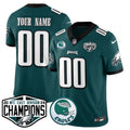 Custom Philadelphia Eagles 2024 NFC East Division Champions Jersey - All Stitched
